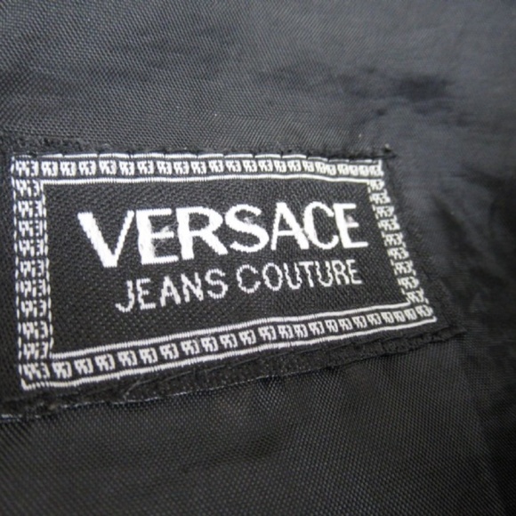 VERSACE Light Zip-Up Black Jacket w COA - Picture 5 of 8
